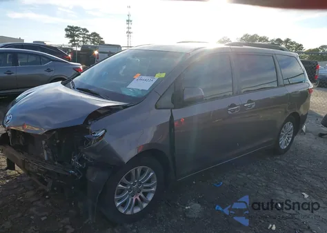 2015 Toyota Sienna Xle Premium 8 Passenger из США, поврежденный, VIN 5TDYK3DC6FS552787